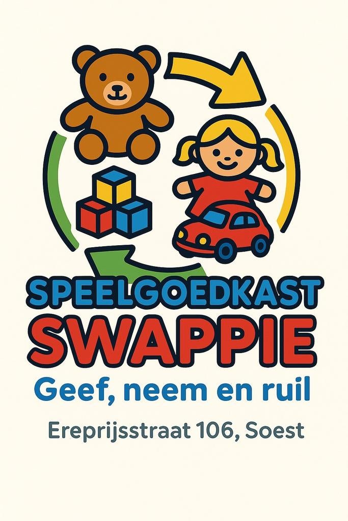 Gezocht: Speelgoed voor de Ruilkast Swappie, Ophalen