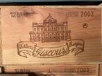 Château Giscours Margaux 2003 - Houten Kist, Ophalen of Verzenden, Gebruikt, Frankrijk, Rode wijn