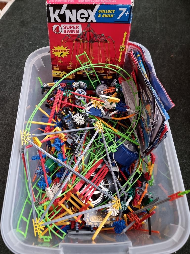 Volle doos k'nex, Kinderen en Baby's, Speelgoed | Bouwstenen, Ophalen, K'nex