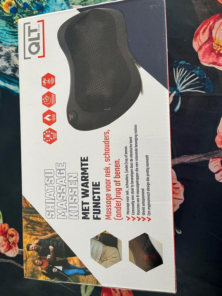 Shiatsu massage kussen met warmte functie nieuw, Sport en Fitness, Overige Sport en Fitness, Nieuw, Ophalen