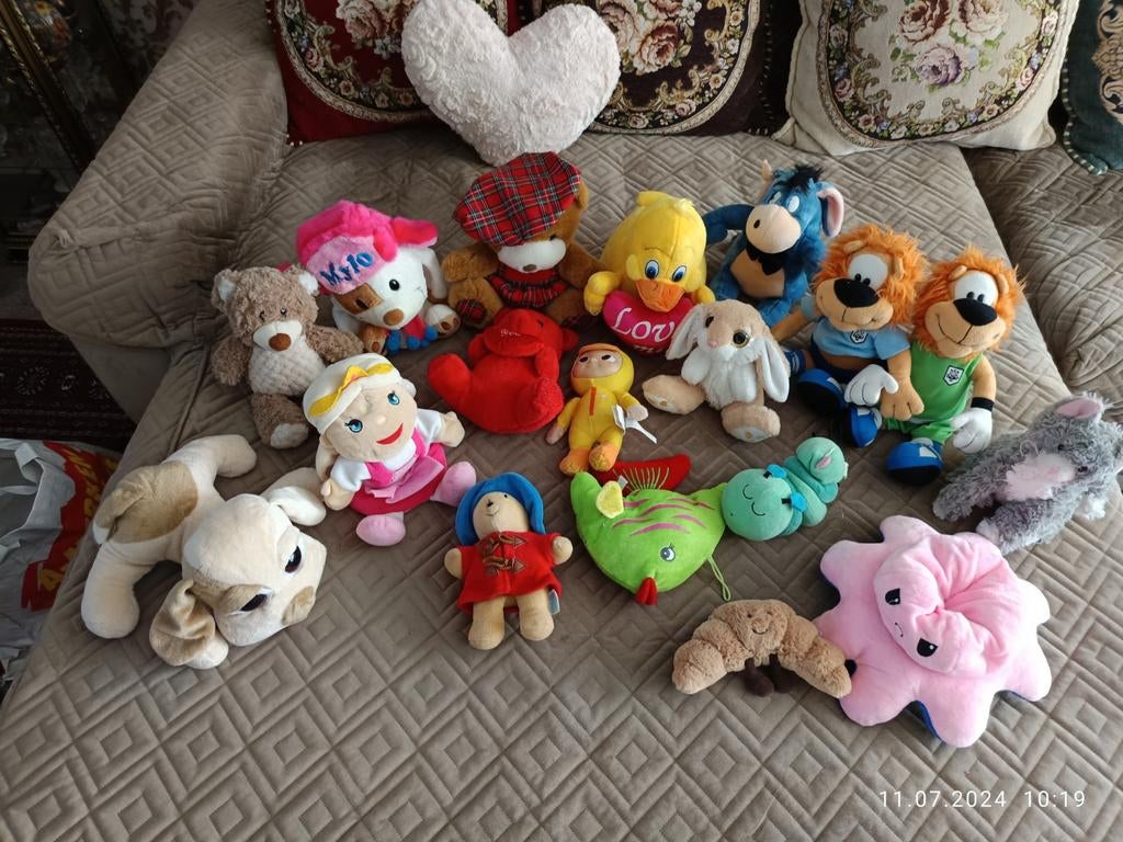 Grote partij knuffels, 30 stuks, Kinderen en Baby's, Speelgoed | Knuffels en Pluche, Ophalen of Verzenden