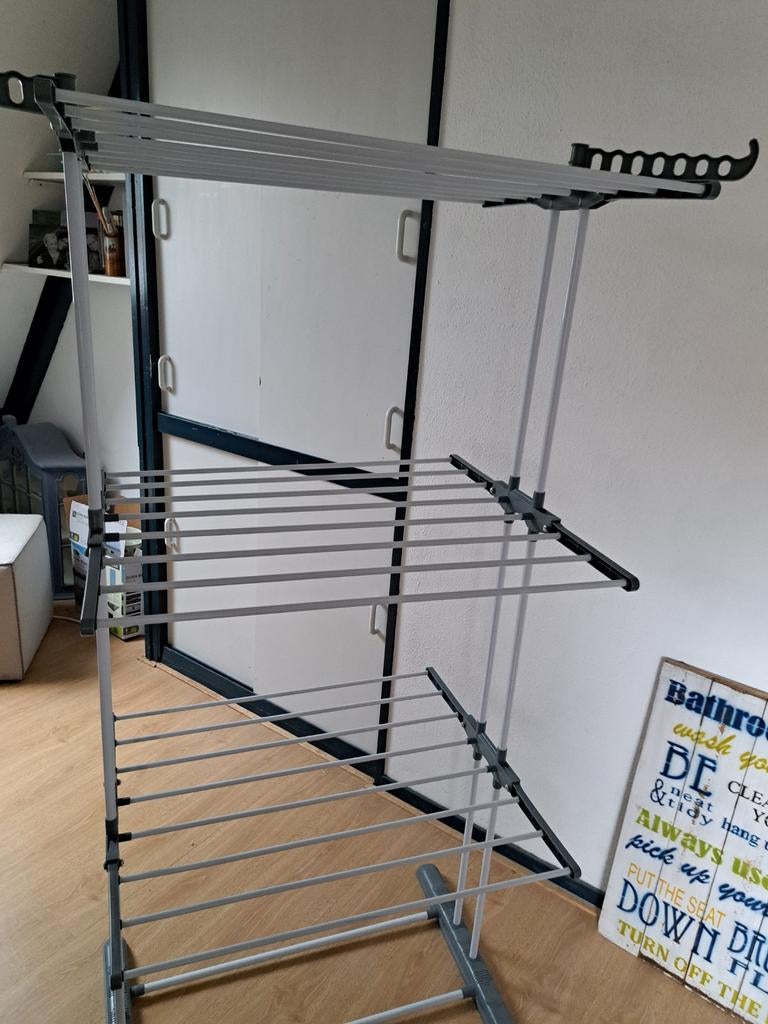 Staand wasrek, volledig inklapbaar, Ophalen