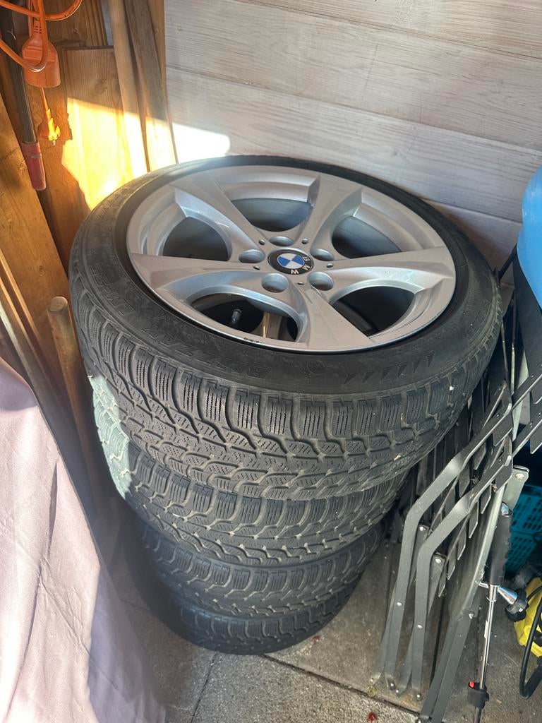 BMW 17 inch winterset Styling 393 Bridgestone Runflat, Ophalen of Verzenden, Gebruikt