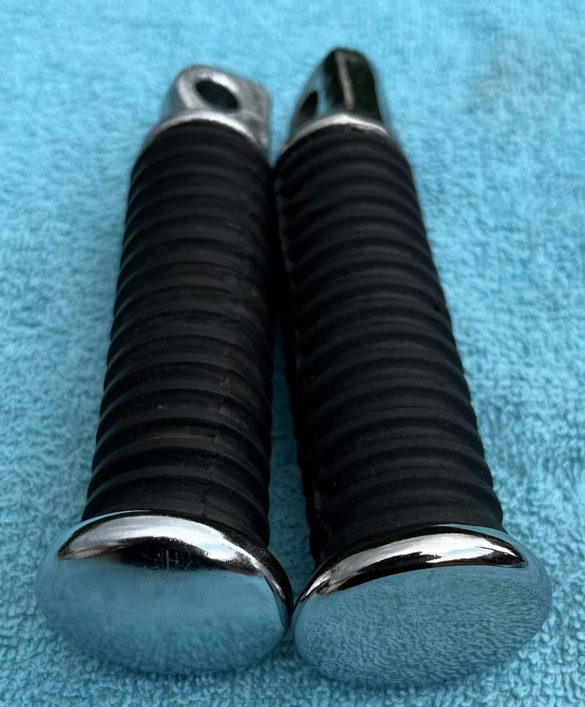 Voetsteun rubber/chroom, Ophalen