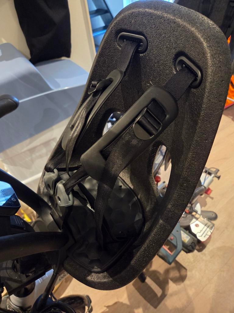 Thule Yepp Nexxt Mini fietsstoeltje met windscherm, Ophalen, Voetsteuntjes, 0 t/m 18 kg, Voorzitje