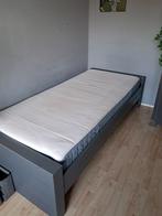 Wood bed antraciet, Gebruikt, 90 cm, Eenpersoons, Ophalen of Verzenden