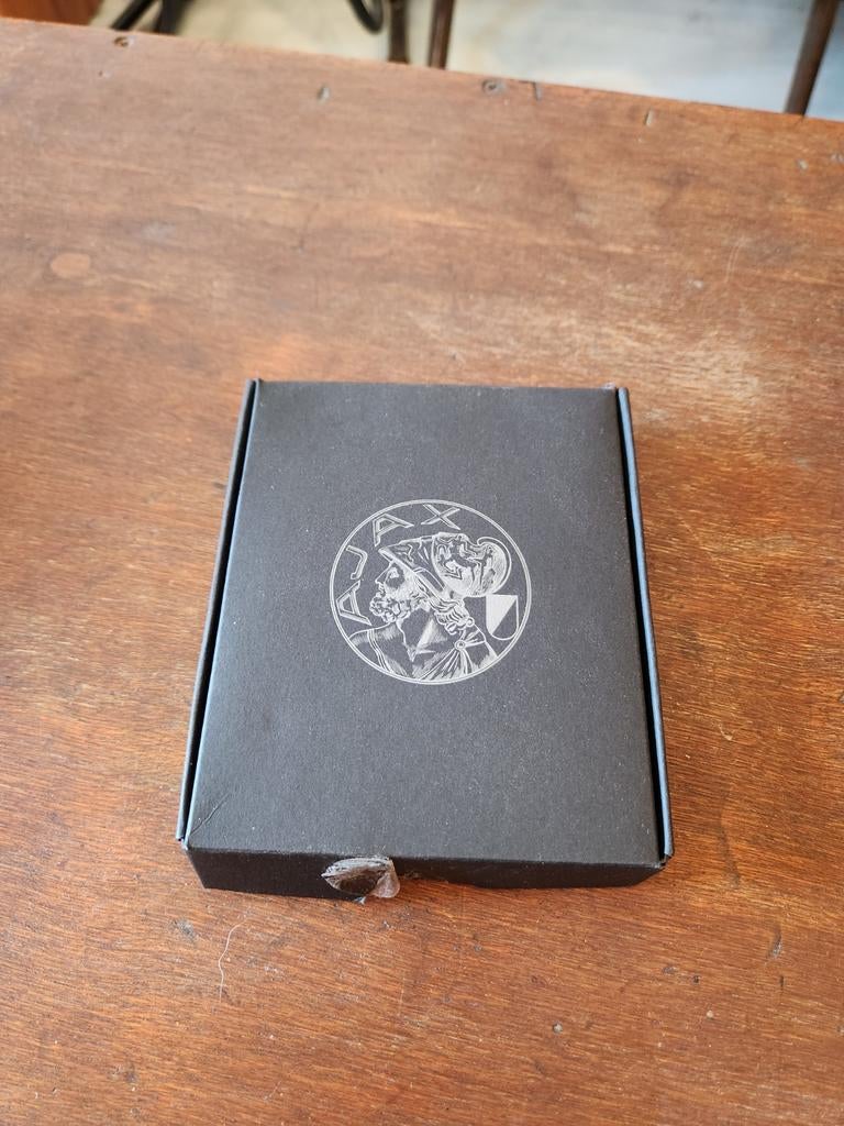 Ajax 125 jaar jubileum set sleutelhanger magneet, Ophalen of Verzenden, Zo goed als nieuw, Ajax, Overige typen