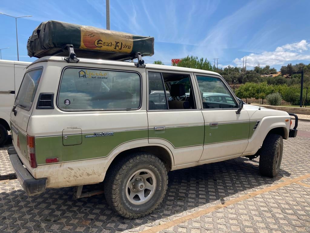 Toyota Landcruiser FJ60 1983 Wit (origineel), Auto's, Toyota, Wit, Stationwagon, Particulier, Geïmporteerd