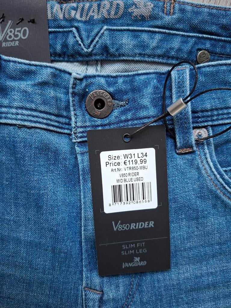 VANGUARD V850 Rider slimfit jeans W31 L34, Blauw, Nieuw, W32 (confectie 46) of kleiner, Ophalen of Verzenden