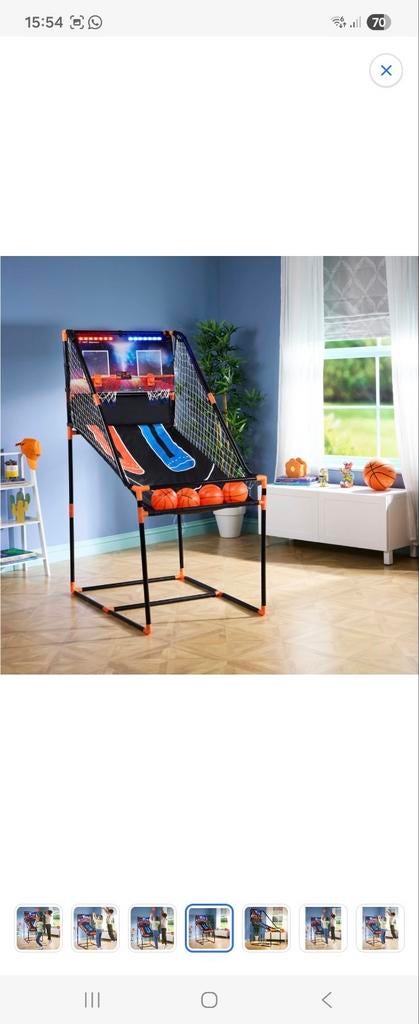Double Shot basketbal arcade spel met scorebord, Kinderen en Baby's, Speelgoed | Buiten | Actiespeelgoed, Zo goed als nieuw, Ophalen of Verzenden