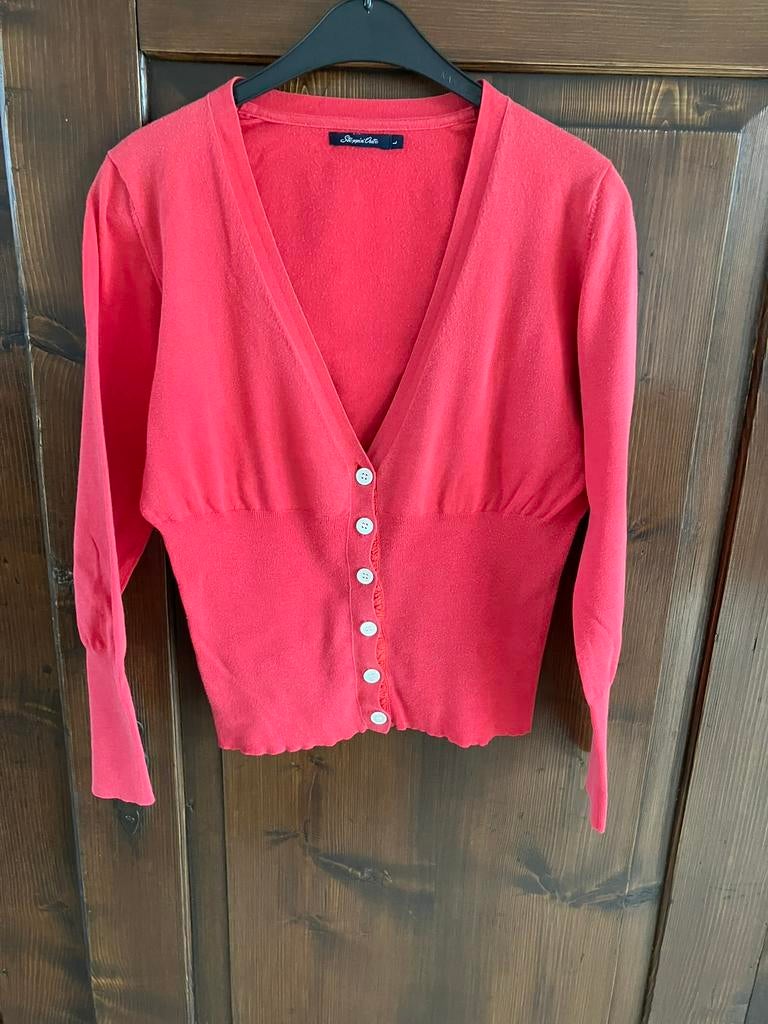 Steppin Out rood vest maat L, Kleding | Dames, Ophalen of Verzenden, Zo goed als nieuw, Maat 38/40 (M), Rood