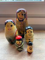 Matroesjka set piraten vintage 5 stuks, Ophalen of Verzenden, Gebruikt
