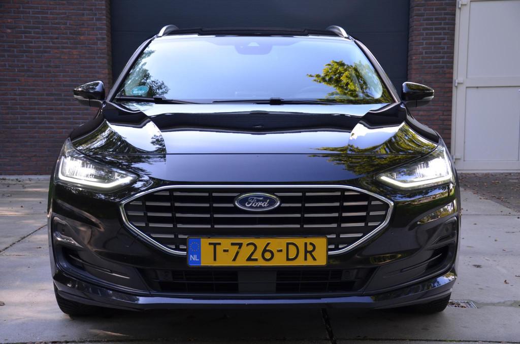 Ford Focus Wagon 1.0 EcoBoost Hybrid Titanium Navi/Pdc/Ecc/L, Auto's, Ford, Gebruikt, Euro 6, Zwart, Origineel Nederlands