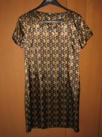 Prachtig jurkje in warme tinten FOUR ROSES 38-40 snazzeys, Maat 38/40 (M), Bruin, Verzenden, Nieuw