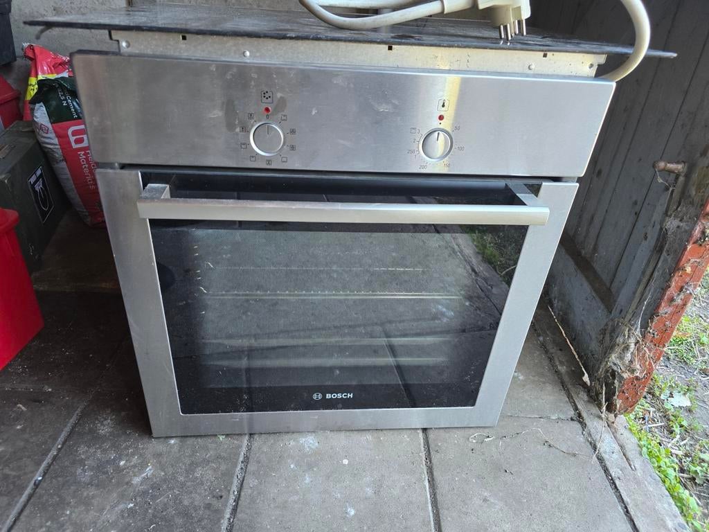 Gebruikte Bosch oven, 1 jaar oud, RVS, Witgoed en Apparatuur, Ovens, Ophalen of Verzenden, Gebruikt, Inbouw, Oven