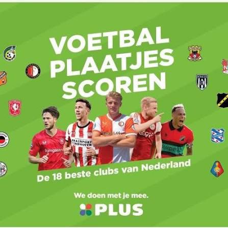 Plus voetbal plaatjes, Verzamelen, Supermarktacties, Plus, Verzenden