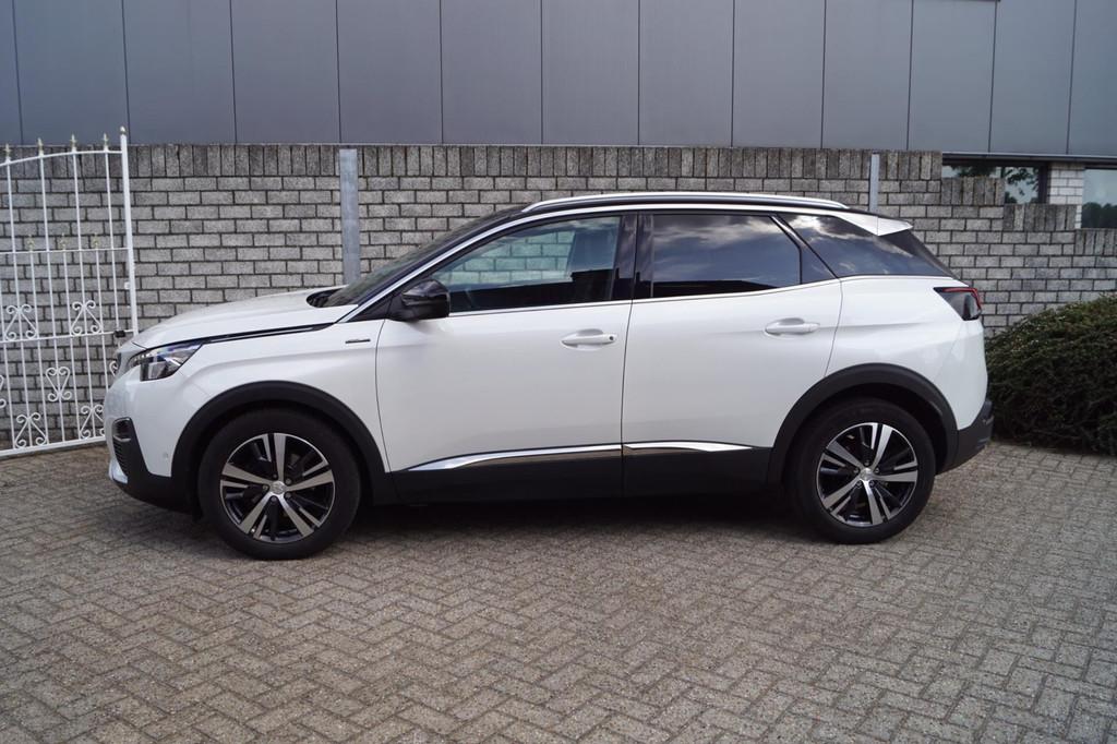 Peugeot 3008 1.6 PureTech GT Line Autom Half Leder Sportst S, USB, Gebruikt, 4 cilinders, 181 pk
