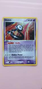 Unown B28 holo pokemon kaart, Ophalen of Verzenden, Zo goed als nieuw
