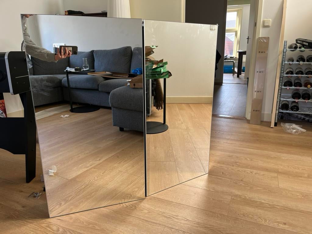 IKEA Lettan spiegelkast, Huis en Inrichting, Spiegelkast, 100 tot 150 cm, 100 tot 150 cm, Nieuw