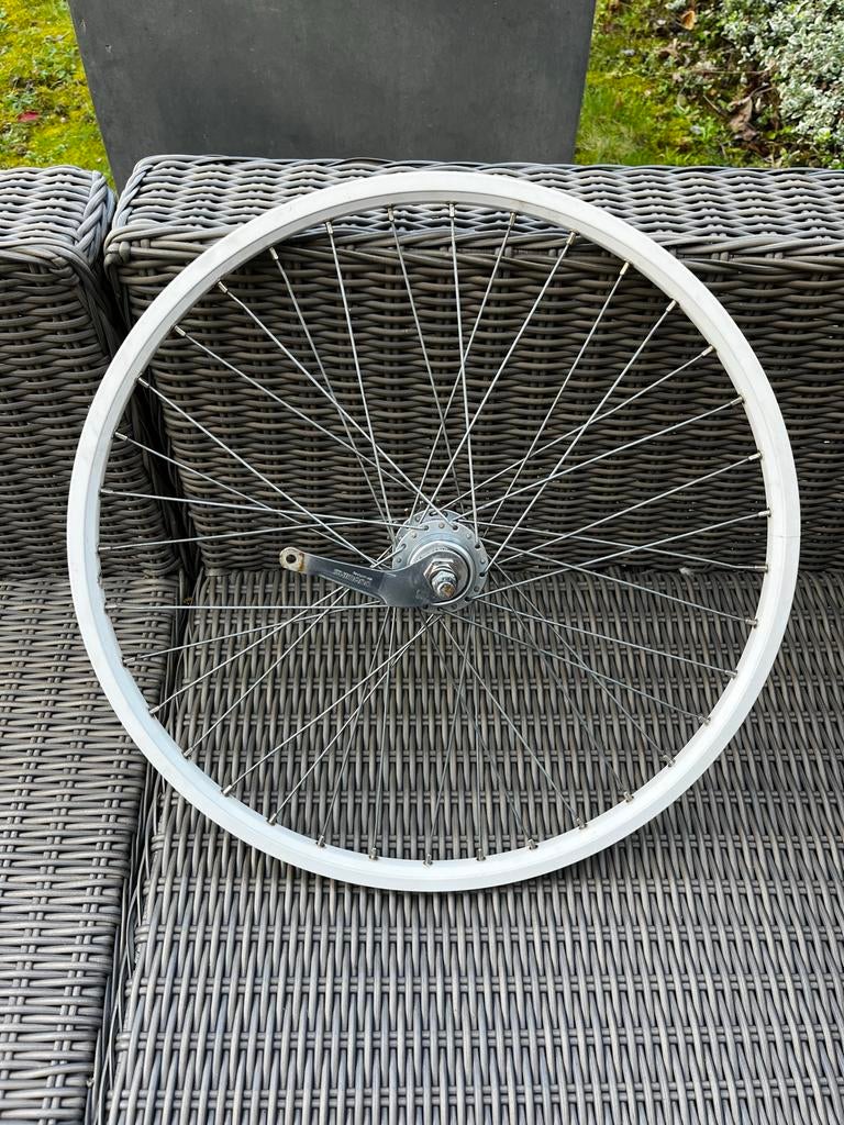 Achterwiel met Nexus 3 naaf voor Cortina U4 24 inch, Fietsen en Brommers, Fietsonderdelen, Gebruikt, Cortina, Aluminium, Stadsfiets