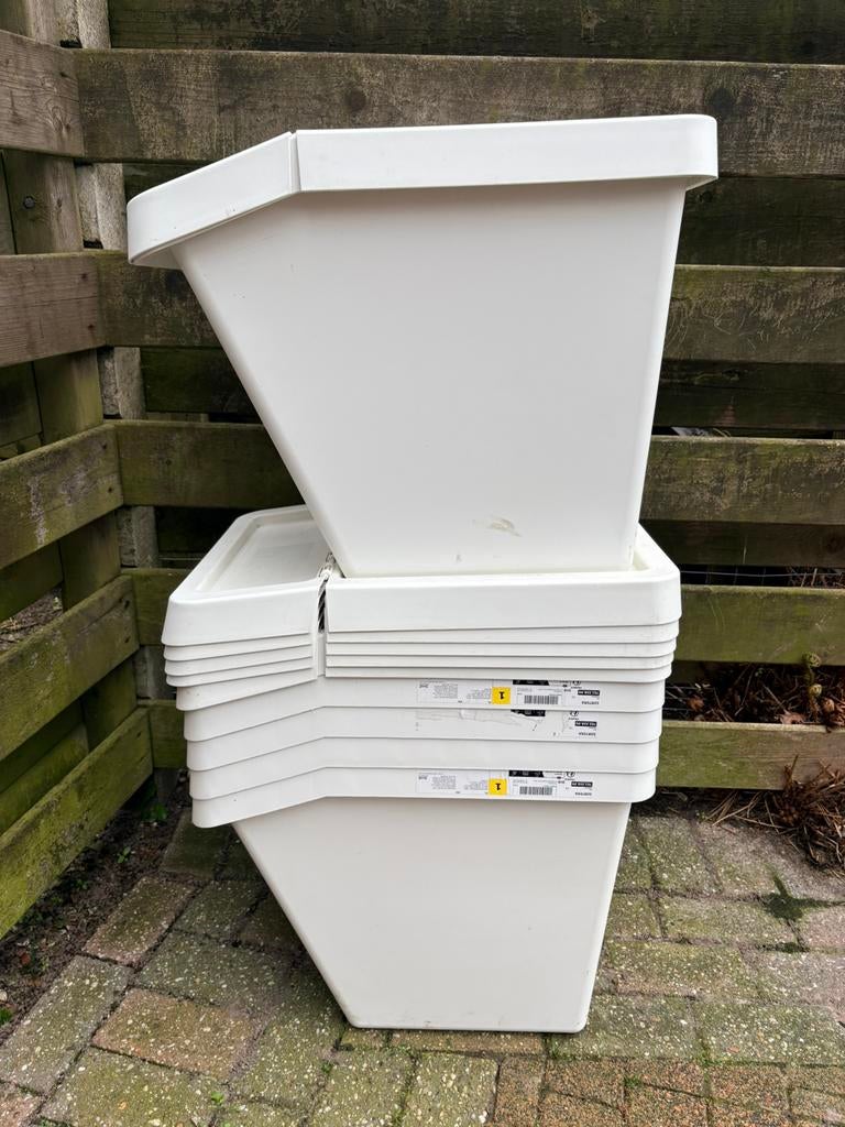 Ikea Sortera Bakken 60L 6stuks, Ophalen, Zo goed als nieuw