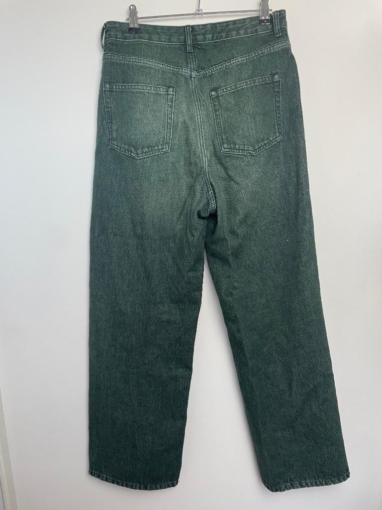 Bellerose Poker jeans maat 27 groen wide leg high waist, 1213 Chaussée de Waterloo, 1180 Ukkel, Shop@bellerose.nl, Ophalen of Verzenden