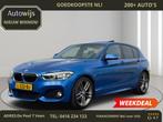 BMW 1-serie 116i Centennial High Executive|M-SPORT|LED|ALCAN, 1-Serie, Achterwielaandrijving, Blauw, Alcantara