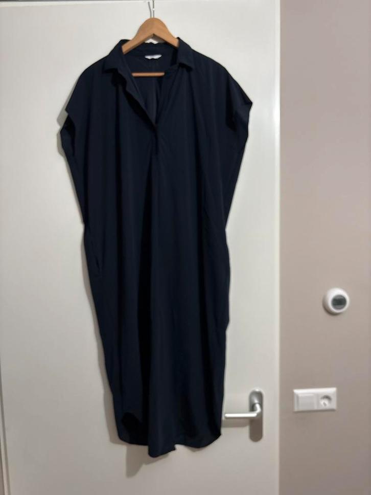 Penn&Ink polo midi jurk maat 46, Kleding | Dames, Jurken, Zo goed als nieuw, Maat 46/48 (XL) of groter, Blauw, Onder de knie, Ophalen of Verzenden