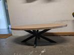 Zgan eiken ovale salontafel, Ophalen, Zo goed als nieuw, Ovaal, Eikenhout