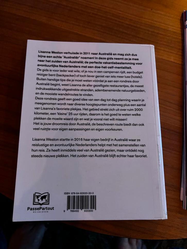 Reisgids Australië: Een rondreis door het Zuiden, Boeken, Reisgidsen, Gelezen, Reisgids of -boek, Australië en Nieuw-Zeeland, Overige merken
