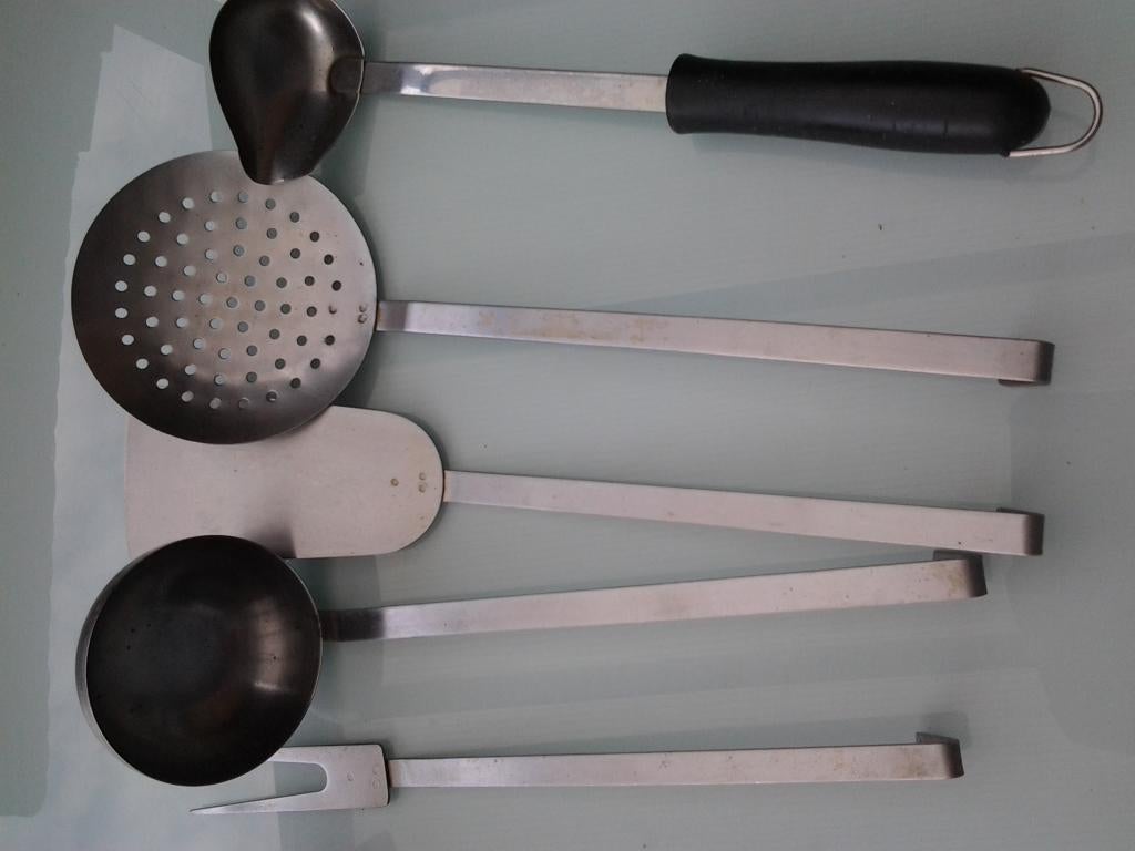 Vintage keukengerei en bestek diverse, Ophalen of Verzenden, Zo goed als nieuw, Rvs of Chroom, Vaatwasserbestendig