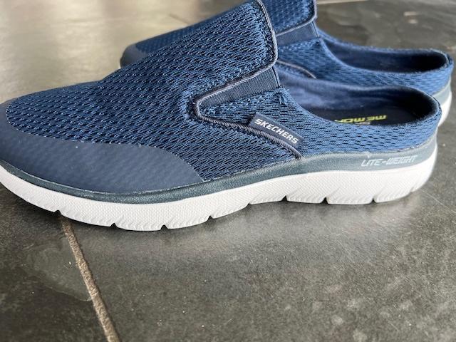 Skechers Instappers muiltjes / clogs Slowfoam, Kleding | Dames, Schoenen, Nieuw, Instappers, Blauw, Ophalen of Verzenden