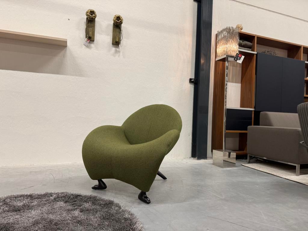 Nieuw Leoux Papageno Fauteuil groen stof Design stoel