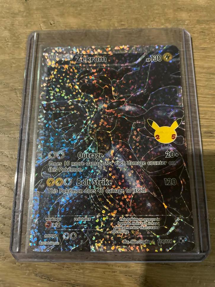 Zekrom - Celebrations 25th Anniversary Pokémon Kaart - Mint, Hobby en Vrije tijd, Verzamelkaartspellen | Pokémon, Nieuw, Losse kaart