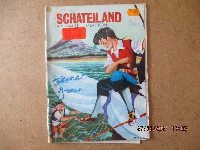 adv4648 schateiland, Boeken, Eén comic, Ophalen, Gelezen, Overige gebieden