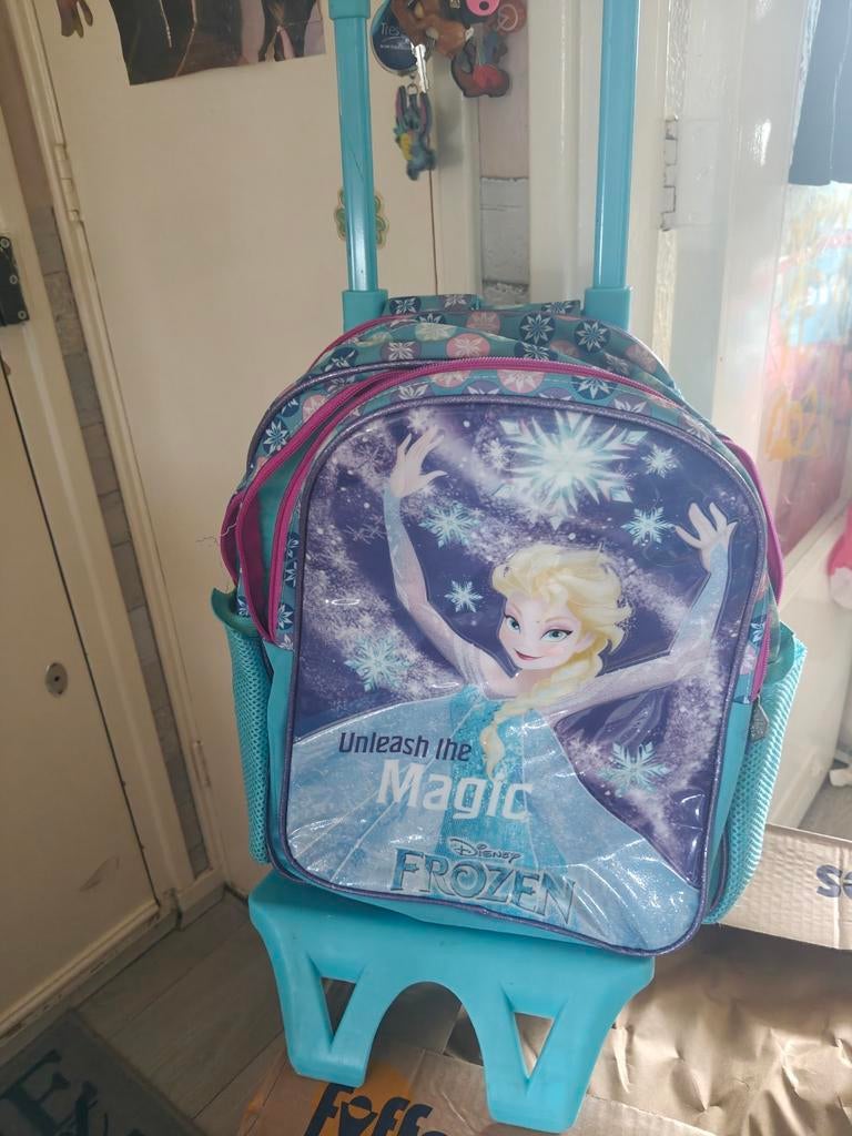 Disney Elsa koffertje/rugtas, Blauw, Minder dan 40 cm, Minder dan 35 cm, Minder dan 20 cm