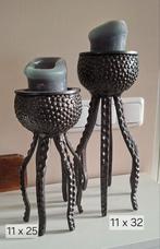 2x kandelaar octopus, Ophalen of Verzenden