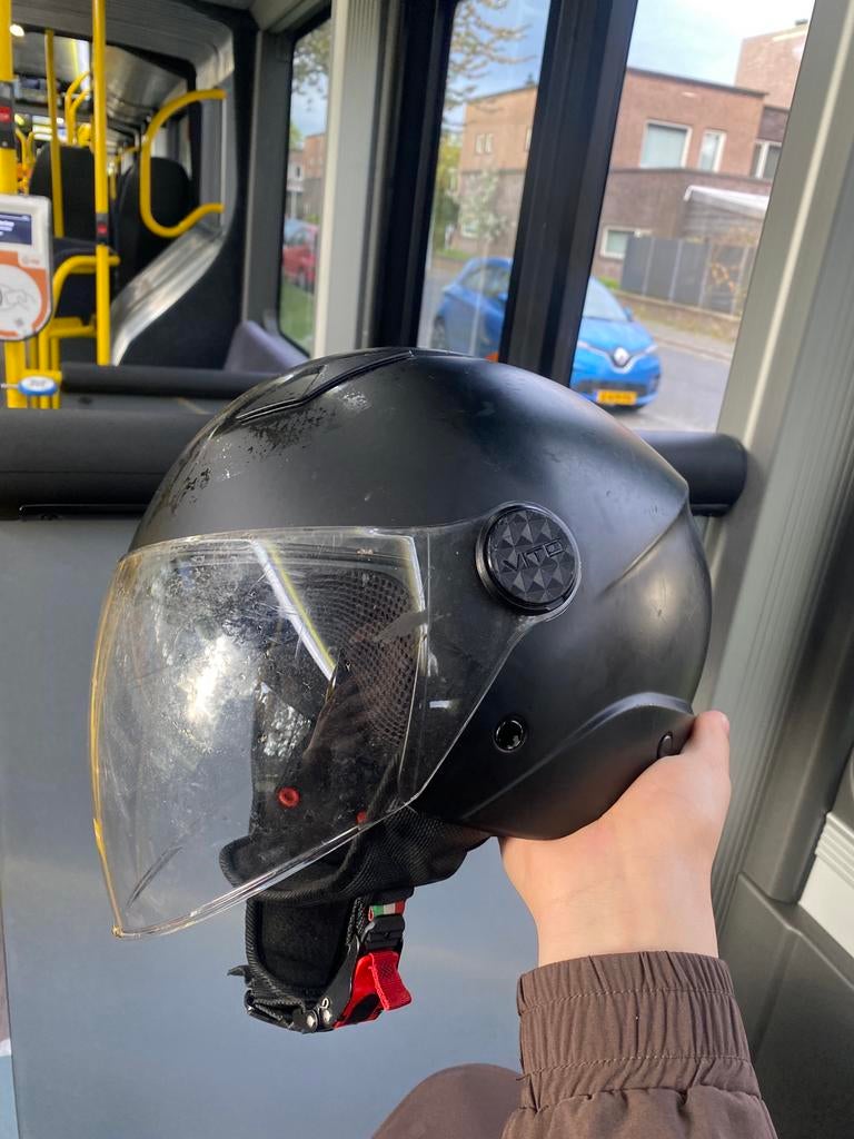 Vito helm maat s gloed nieuw, Fietsen en Brommers, Brommerhelmen, Ophalen of Verzenden, Zo goed als nieuw, Small