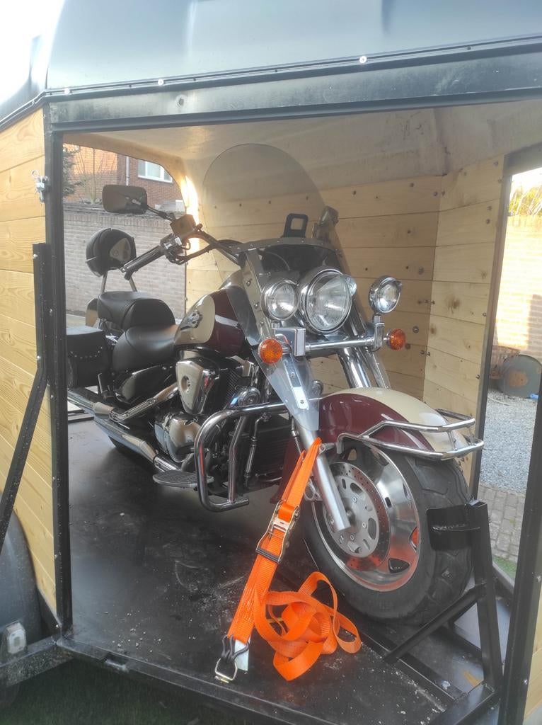 Dichte Motortrailer motor aanhanger  bagagewagen, Auto diversen, Aanhangers en Bagagewagens, Ophalen, Zo goed als nieuw