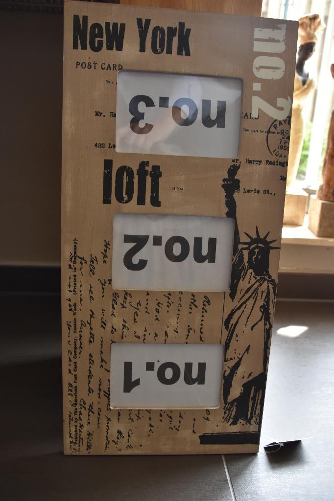 Houten fotolijst "Loft", Minder dan 50 cm, 50 tot 75 cm, Ophalen of Verzenden, Zo goed als nieuw