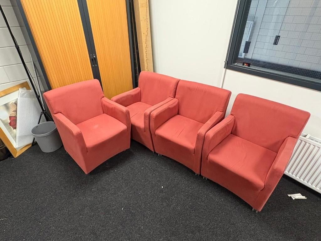 kantoor stoelen, Ophalen, Overige materialen, Gebruikt, Bruin