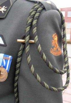 KCT groen zwart koord, Verzenden, Landmacht, Nederland, Kleding of Schoenen