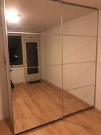 IKEA PAX Kledingkast met Spiegel Schuifdeuren - 235x200x66, Ophalen, Gebruikt, 200 cm of meer, Met lade(s)
