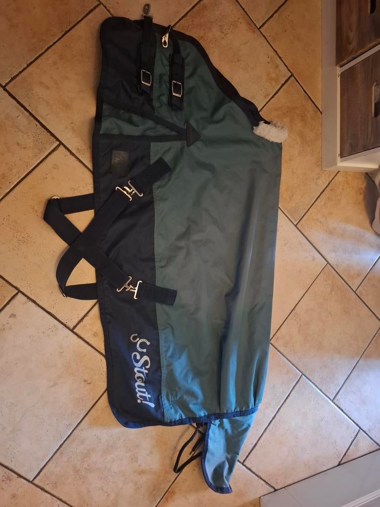 Pony staldeken, Dieren en Toebehoren, Paarden en Pony's | Dekens en Dekjes, Ophalen, Zo goed als nieuw, Pony (P), Groen