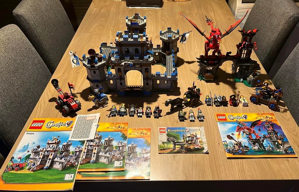 Lego Castle 70404 & 70403, Ophalen of Verzenden, Zo goed als nieuw, Complete set, Lego