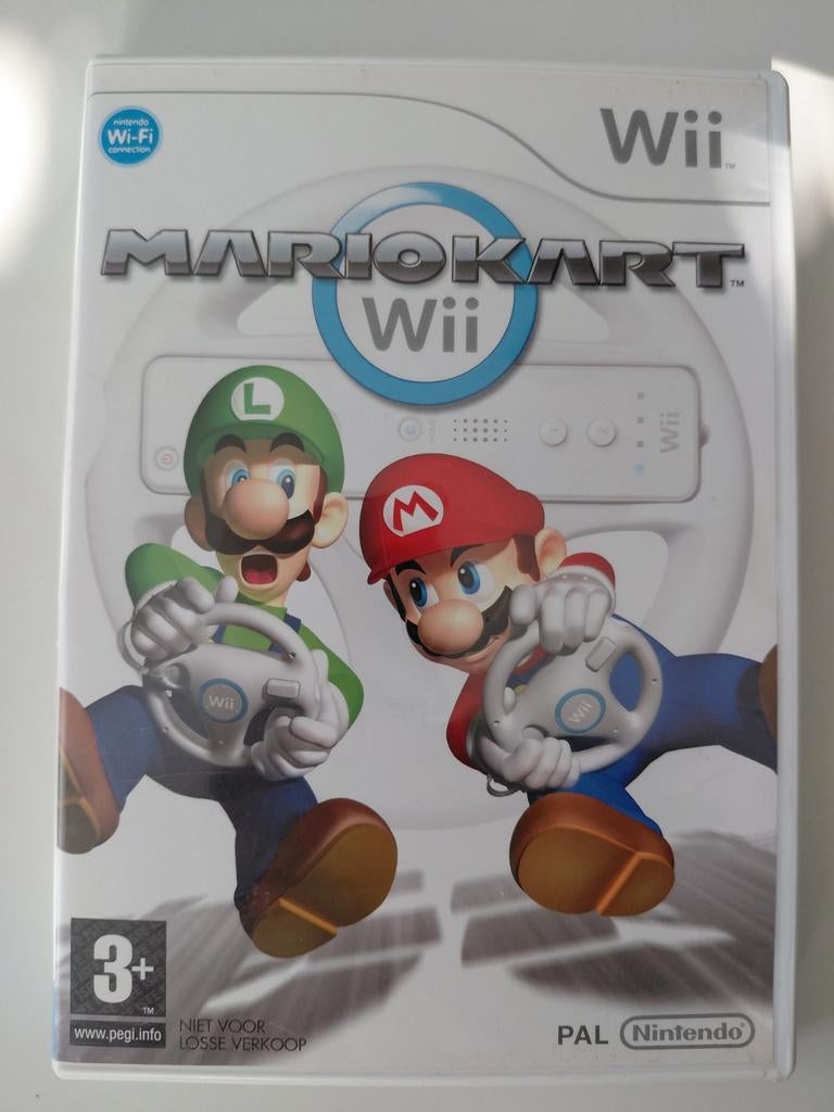 Mario Kart Wii, Spelcomputers en Games, Games | Nintendo Wii, Gebruikt, Racen en Vliegen, Ophalen of Verzenden, 3 spelers of meer