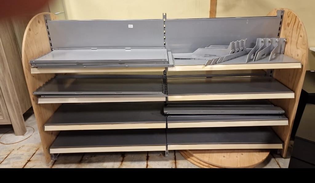 2x Winkelstelling / Display Rek - Zo goed als nieuw, Onbekend, Ophalen of Verzenden, Zo goed als nieuw, Onbekend