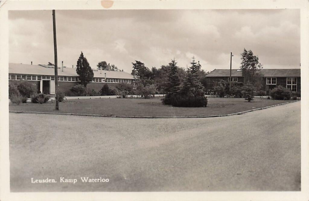 AM024 Leusden Kamp Waterloo 1956, Verzamelen, Ansichtkaarten | Nederland, Verzenden, 1940 tot 1960, Gelopen, Utrecht