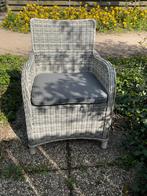 6 wicker tuinstoelen met zitkussens, Tuin en Terras, Ophalen, Zo goed als nieuw, Wicker