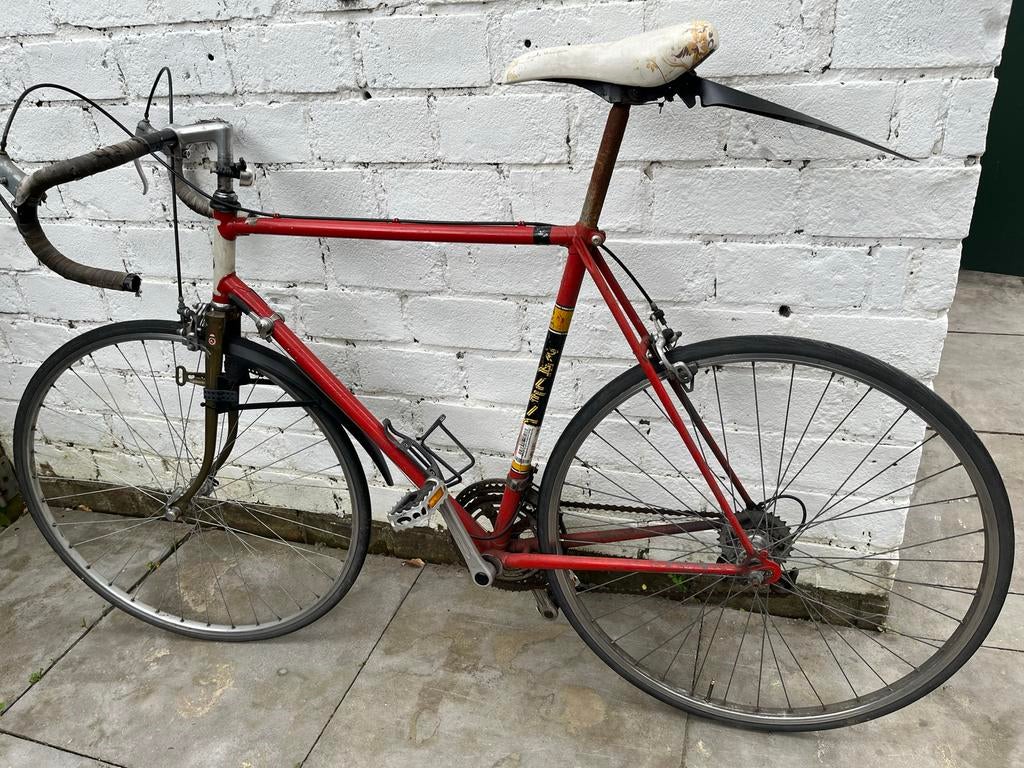 Retro Raleigh racefiets - Joop Zoetemelk, Gebruikt, Staal, Heren, 57 tot 61 cm